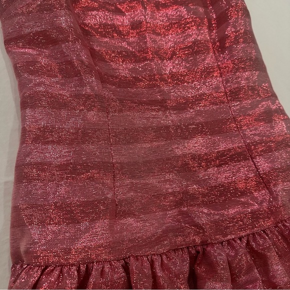 Corey Lynn Calter Pink Shiny Shimmer Size XS Dress - Picture 6 of 9